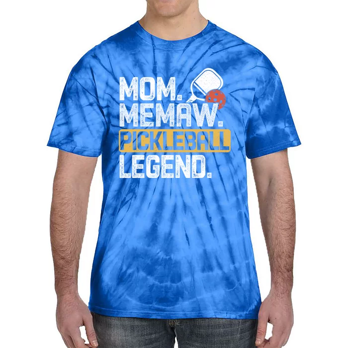 Mom Memaw Pickleball Legend Vintage Funny Gift Tie-Dye T-Shirt