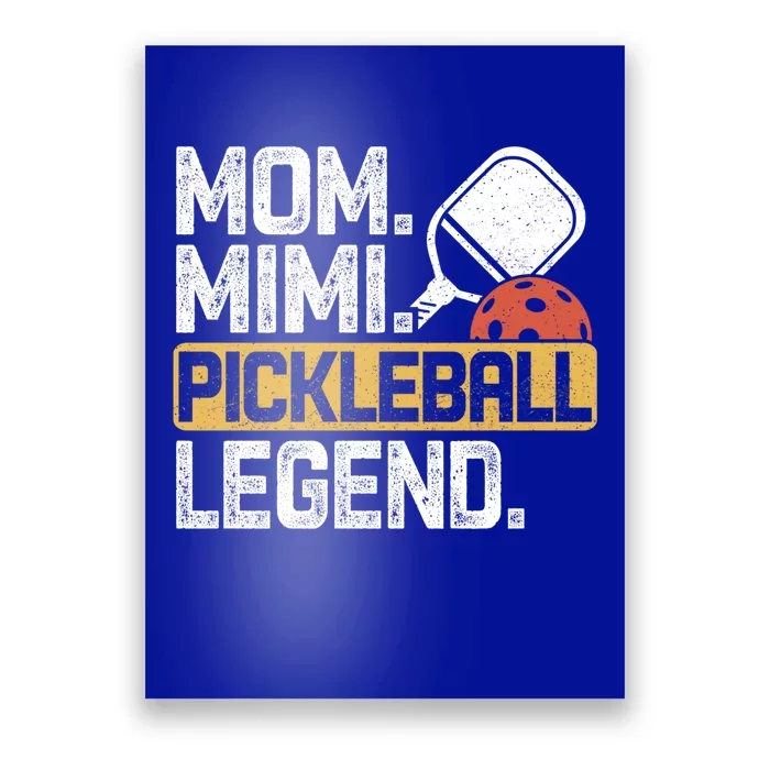 Mom Mimi Pickleball Legend Vintage Gift Poster