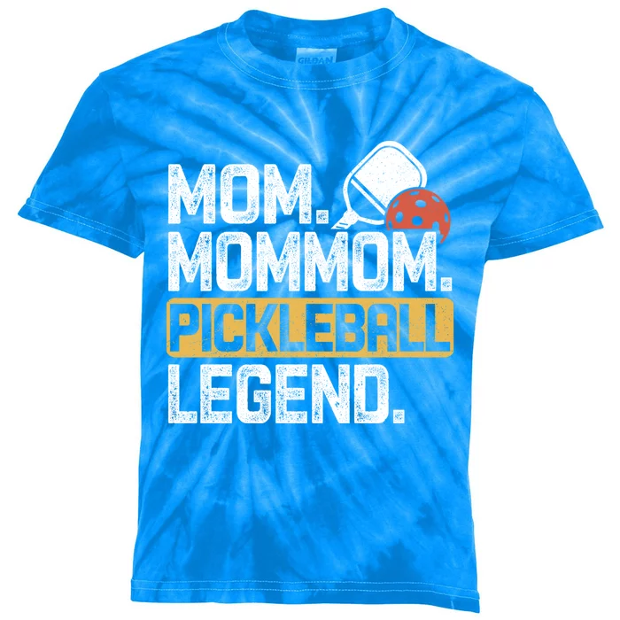 Mom Mommom Pickleball Legend Vintage Great Gift Kids Tie-Dye T-Shirt