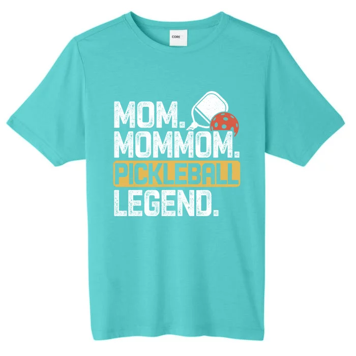 Mom Mommom Pickleball Legend Vintage Great Gift ChromaSoft Performance T-Shirt