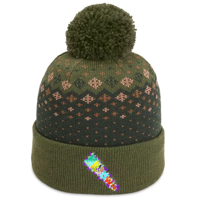 Miltown Milwaukee Proud Diagonal The Baniff Cuffed Pom Beanie