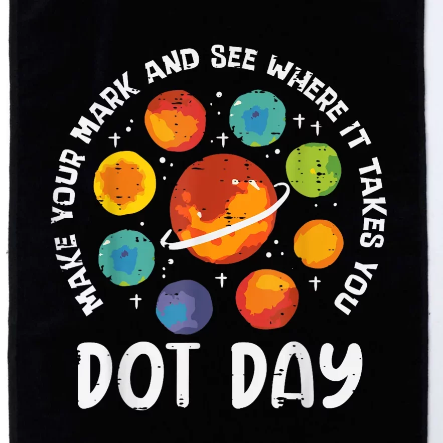 Make Mark Planets International Dot Day Platinum Collection Golf Towel