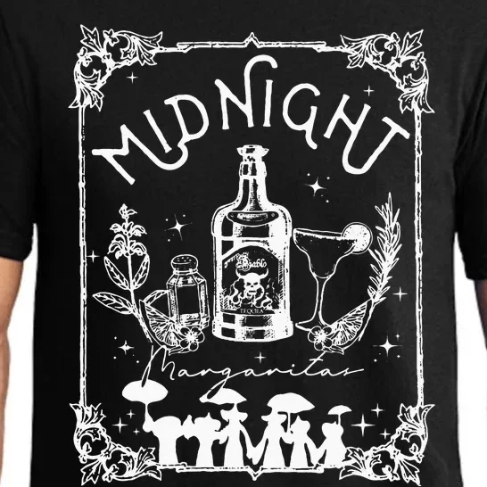 Midnight Margaritas Practical Magic Tee Halloween Cocktails Pajama Set