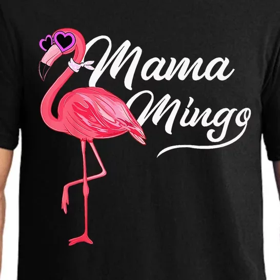 Mamamingo Mama Pink Flamingo Mom Bird Pajama Set