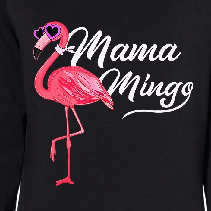 Mamamingo Mama Pink Flamingo Mom Bird Womens California Wash Sweatshirt