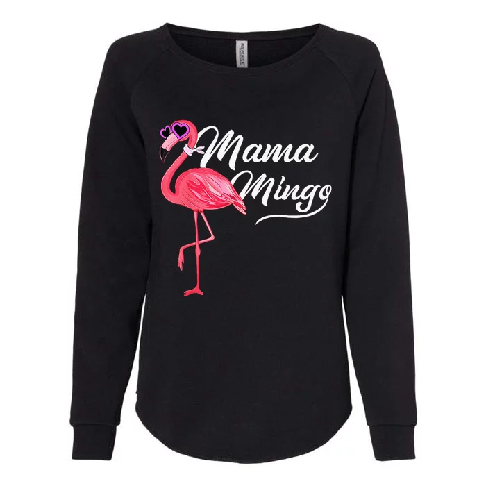 Mamamingo Mama Pink Flamingo Mom Bird Womens California Wash Sweatshirt