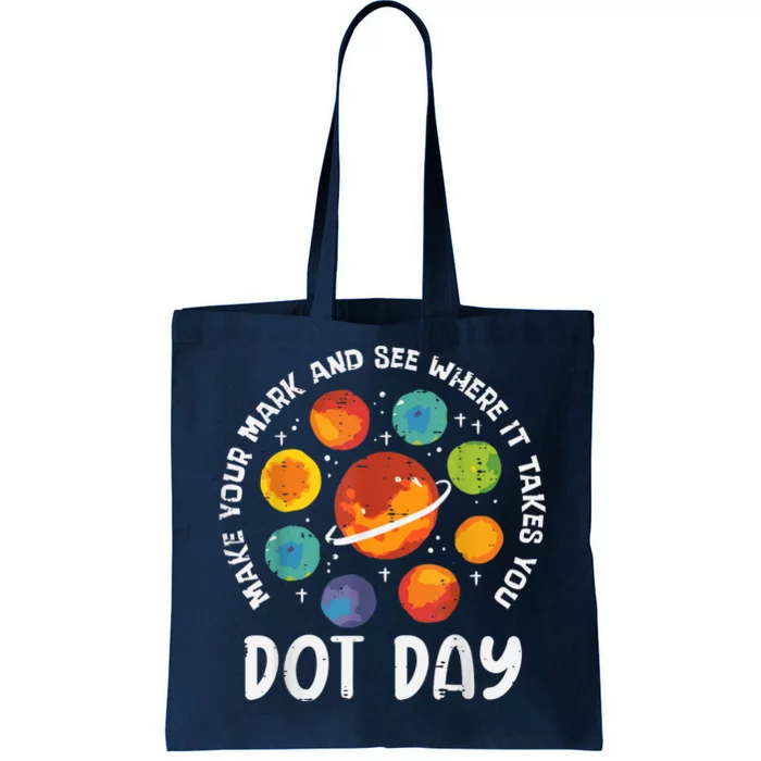 Make Mark Planets International Dot Day Tote Bag