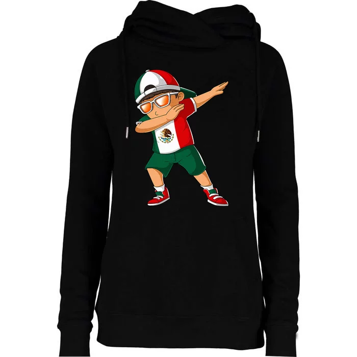 Mexican Mexico Patriotism Roots Heritage Womens Funnel Neck Pullover Hood