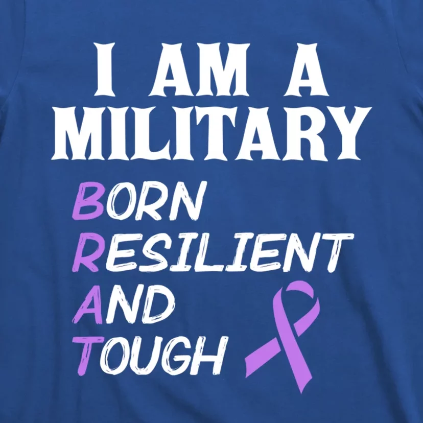 Military Month Purple Brat Fun Cool Gift T-Shirt