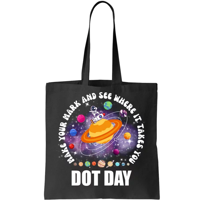 Make Mark Planets International Dot Day Tote Bag