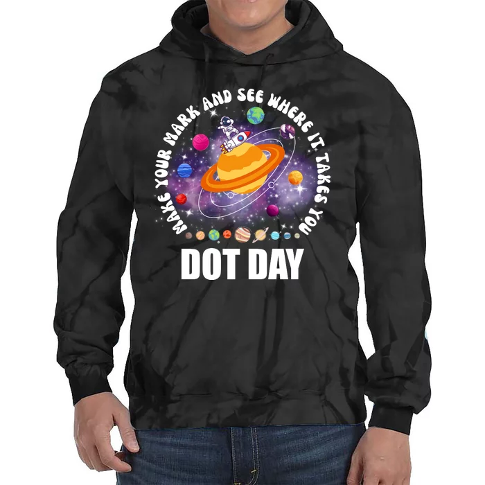 Make Mark Planets International Dot Day Tie Dye Hoodie