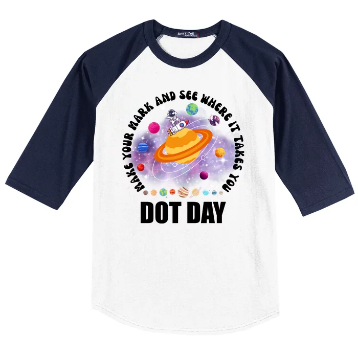 Make Mark Planets International Dot Day Baseball Sleeve Shirt