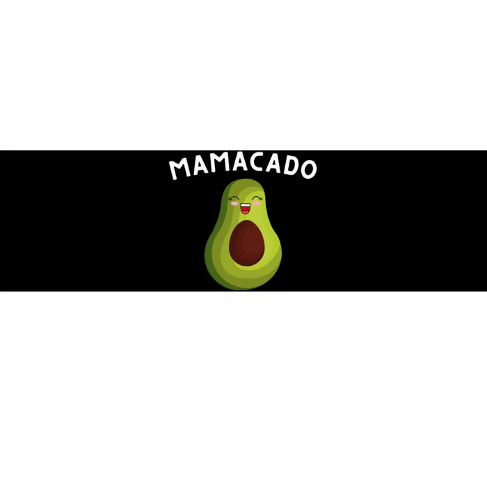 Mamacado Mom Pregnancy Announcement Avocado & Guacamole Bumper Sticker