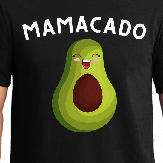 Mamacado Mom Pregnancy Announcement Avocado & Guacamole Pajama Set