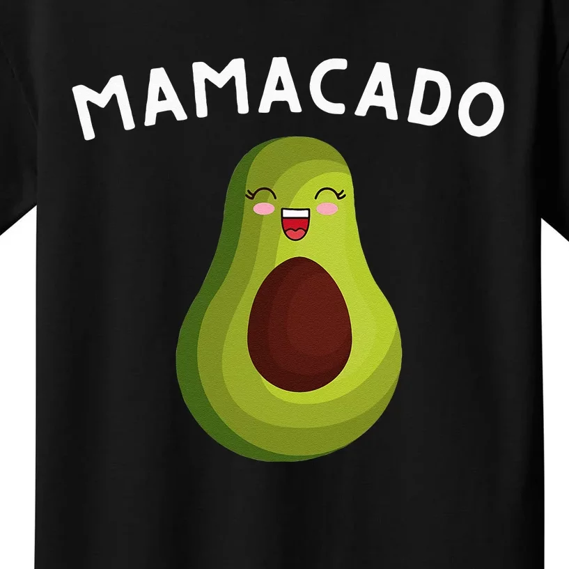 Mamacado Mom Pregnancy Announcement Avocado & Guacamole Kids T-Shirt