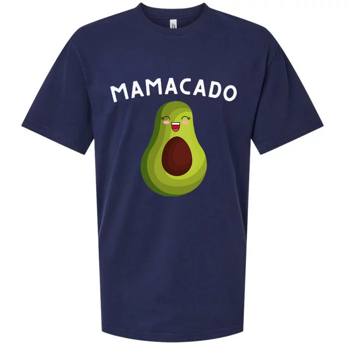 Mamacado Mom Pregnancy Announcement Avocado & Guacamole Sueded Cloud Jersey T-Shirt