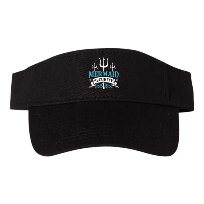 Merman Mermaid Party Swimming Sea Waves Mermaid Security Valucap Bio-Washed Visor