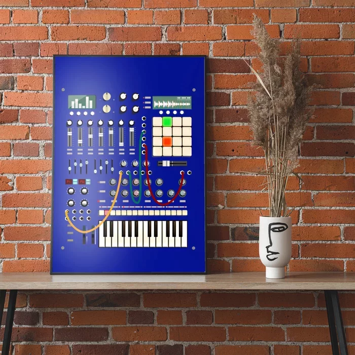 Modern Music Producer And Electronic Musician Gift Poster