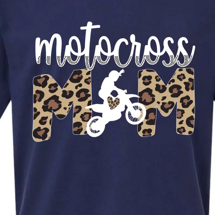 Motocross Mom Proud Motocross Mama Funny Gift Sueded Cloud Jersey T-Shirt