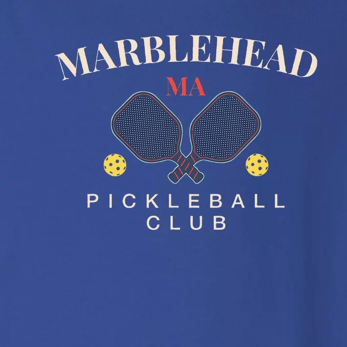 Marblehead Ma Pickleball Club For Paddle Lovers Toddler Long Sleeve Shirt