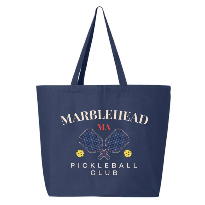 Marblehead Ma Pickleball Club For Paddle Lovers 25L Jumbo Tote