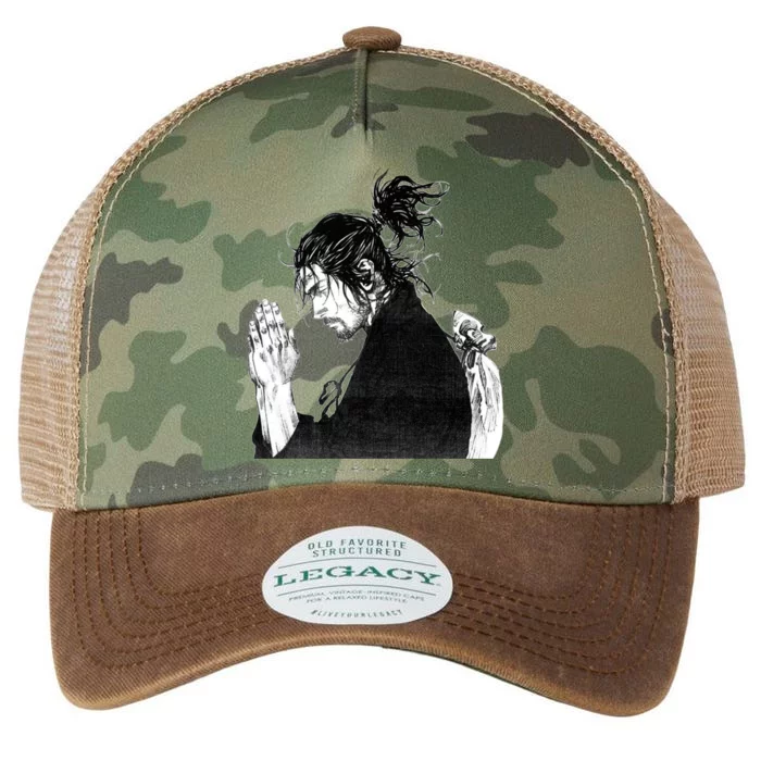 Miyamoto Musashi Praying Legacy Tie Dye Trucker Hat