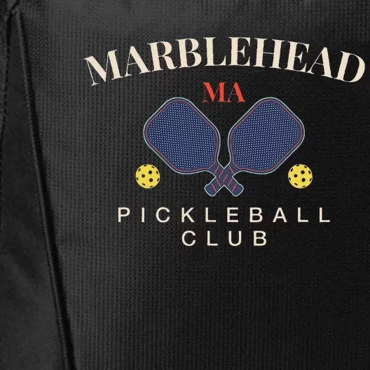 Marblehead Ma Pickleball Clubfor Paddle Lovers City Backpack