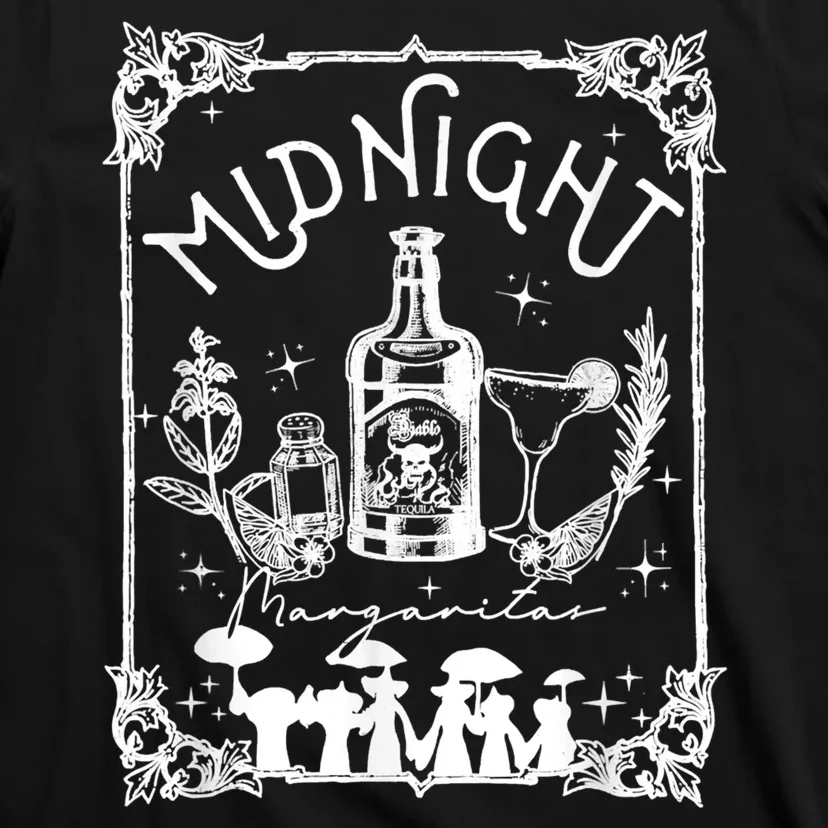 Midnight Margaritas Practical Magic Halloween Cocktails T-Shirt