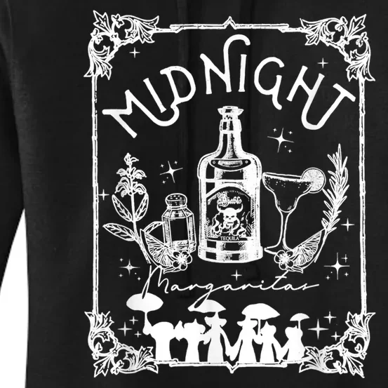 Midnight Margaritas Practical Magic Halloween Cocktails Women's Pullover Hoodie