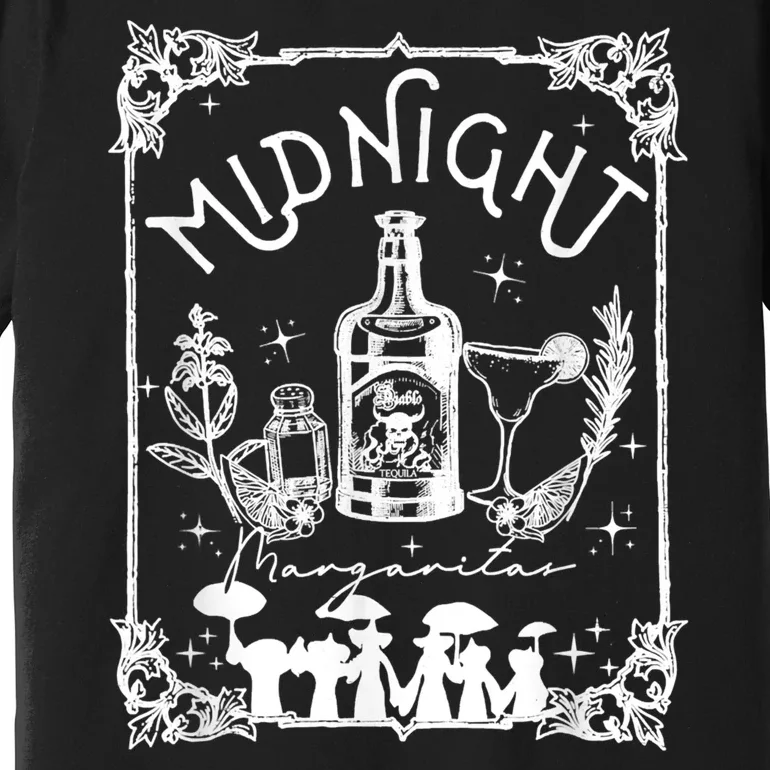 Midnight Margaritas Practical Magic Halloween Cocktails Premium T-Shirt