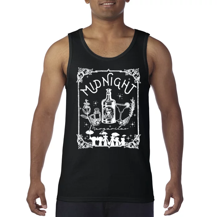 Midnight Margaritas Practical Magic Halloween Cocktails Tank Top