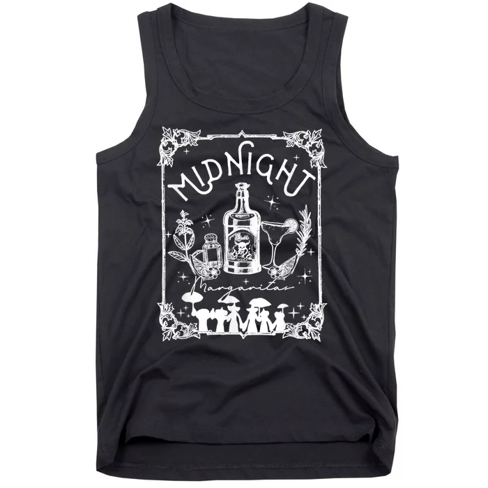 Midnight Margaritas Practical Magic Halloween Cocktails Tank Top