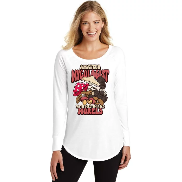 Morels Mushroom Picker Mushroom Farmer Mushroom Women's Perfect Tri Tunic Long Sleeve Shirt