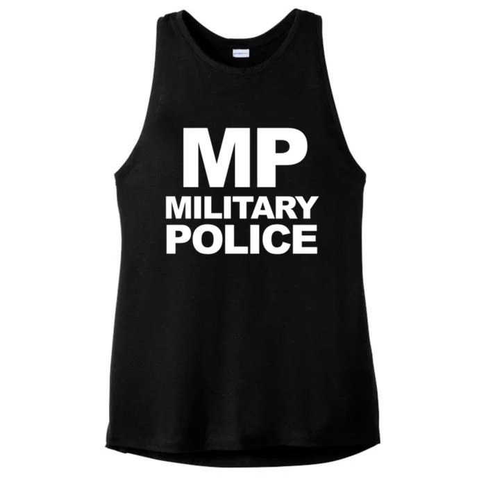 Mp Military Police Law Enforcet Military Police Gift Ladies Tri-Blend Wicking Tank