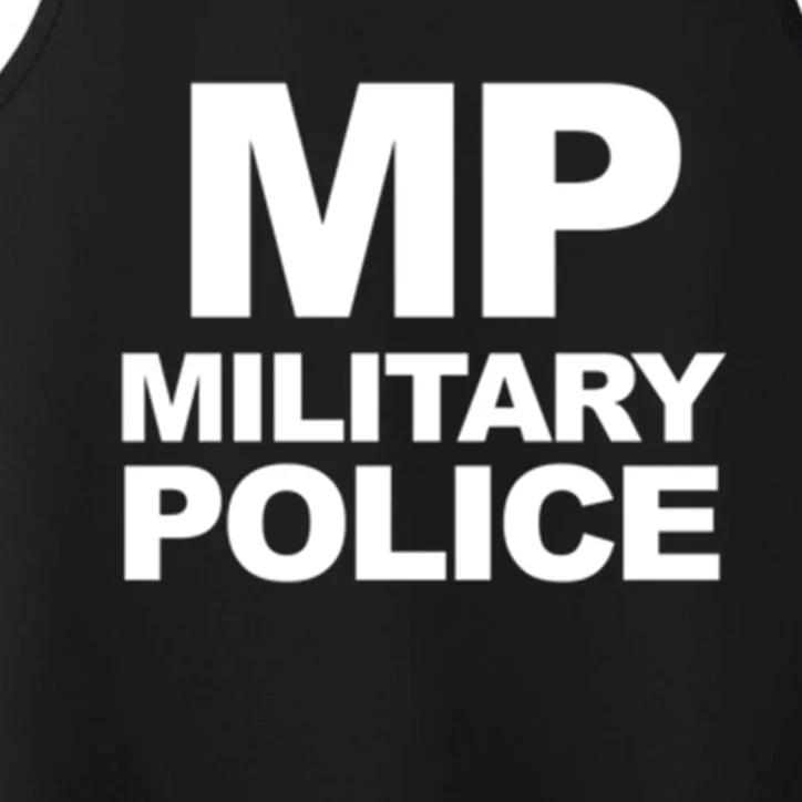 Mp Military Police Law Enforcet Military Police Gift Performance Tank