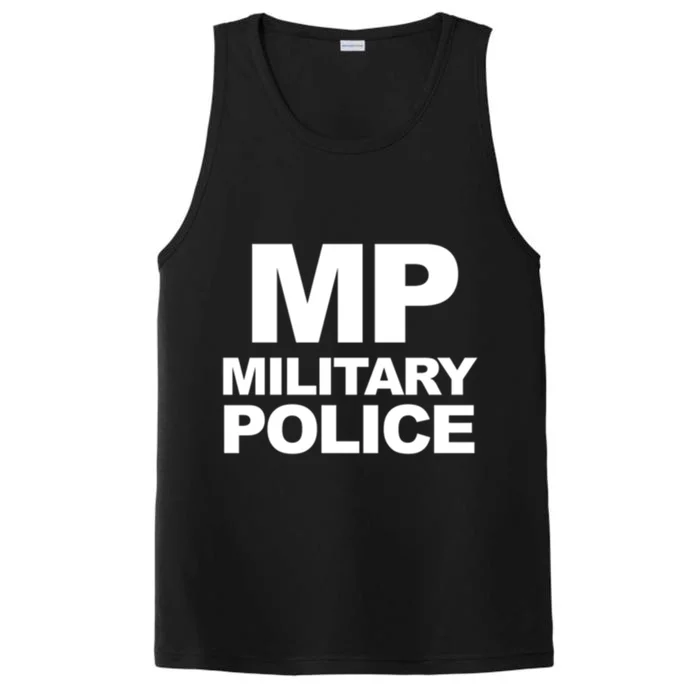 Mp Military Police Law Enforcet Military Police Gift Performance Tank