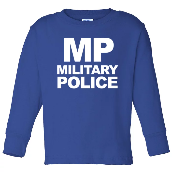 Mp Military Police Law Enforcet Military Police Gift Toddler Long Sleeve Shirt