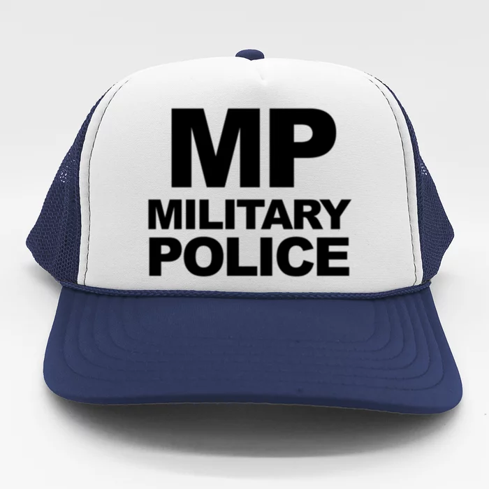 Mp Military Police Law Enforcet Military Police Gift Trucker Hat