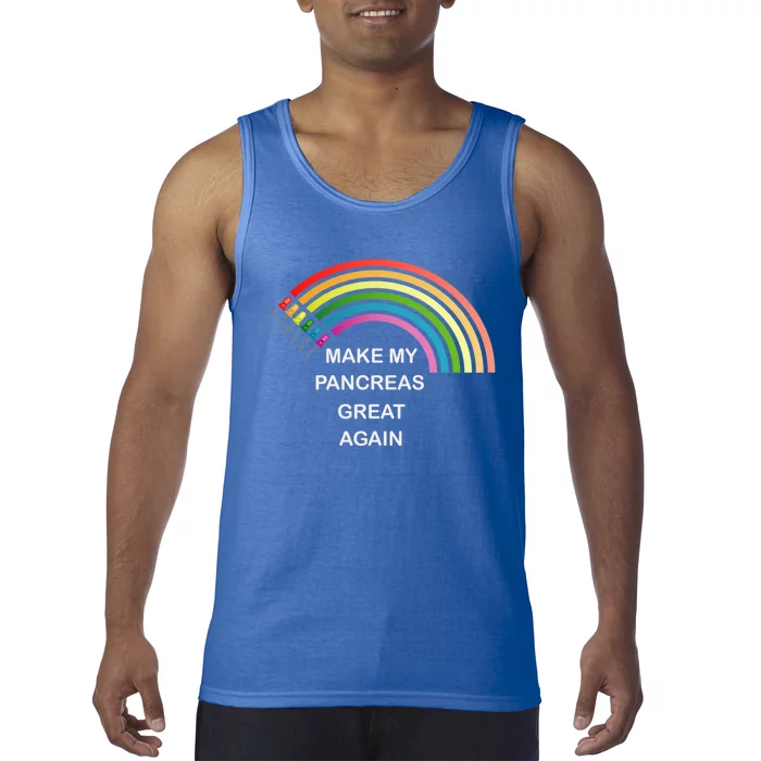 Make My Pancreas Great Diabetes Awareness Gift Tank Top