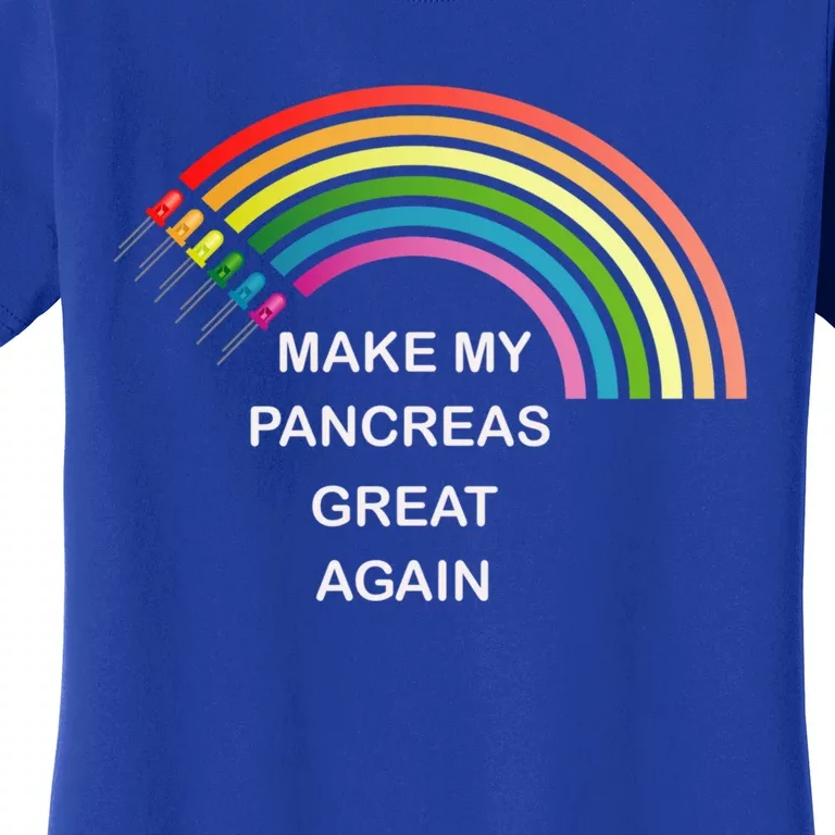 Make My Pancreas Great Diabetes Awareness Gift Women's T-Shirt