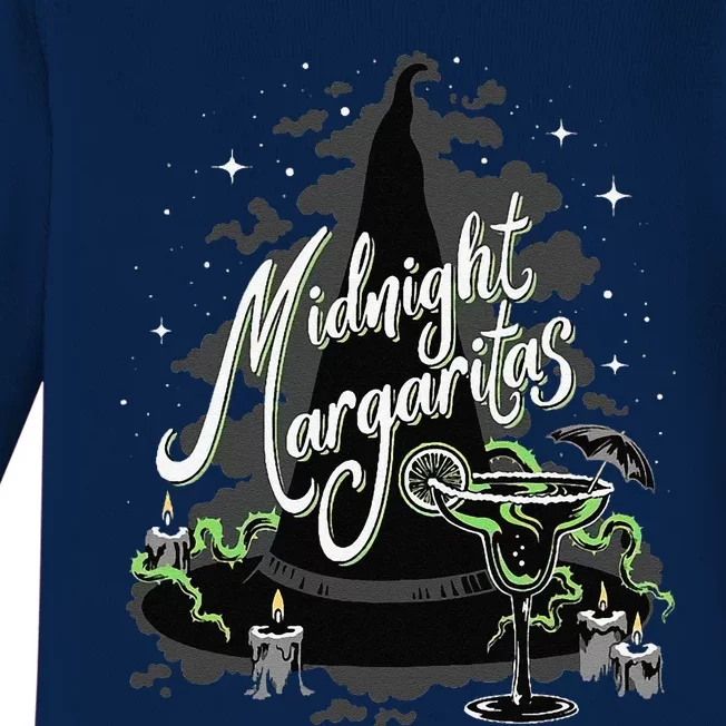 Midnight Margaritas Practical Magic Halloween Outfits Baby Long Sleeve Bodysuit