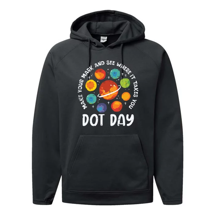 Make Mark Planets International Dot Day Performance Fleece Hoodie