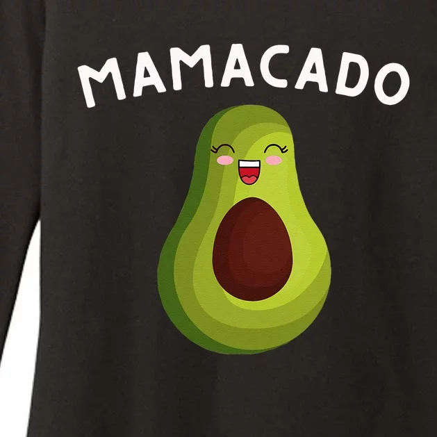 Mamacado Mom Pregnancy Announcement Avocado & Guacamole Womens CVC Long Sleeve Shirt