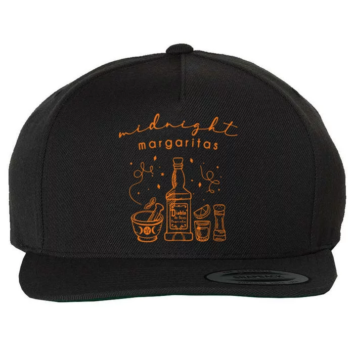 Midnight Margaritas Queen Halloween Midnight Party Potions Gift Wool Snapback Cap