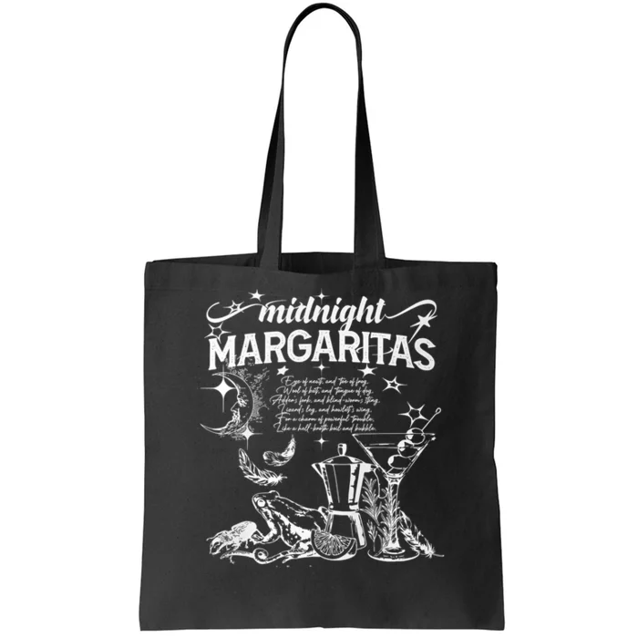 Midnight Margaritas Recipe Halloween Practical Magic Tote Bag