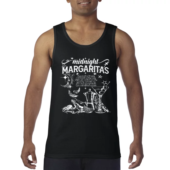 Midnight Margaritas Recipe Halloween Practical Magic Tank Top