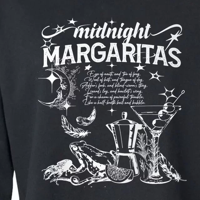 Midnight Margaritas Recipe Halloween Practical Magic Cropped Pullover Crew