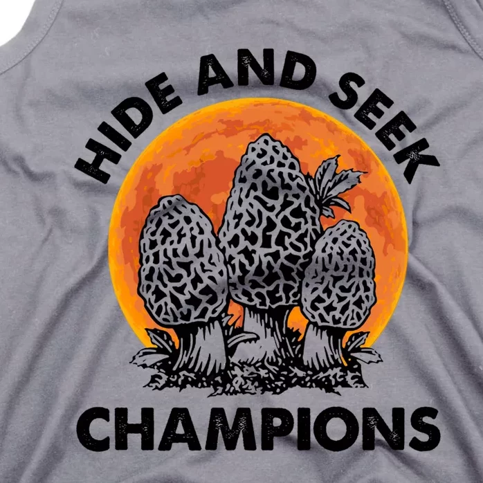 Morels Mushroom Red Moon Hide And Seek Champion Gift Tank Top