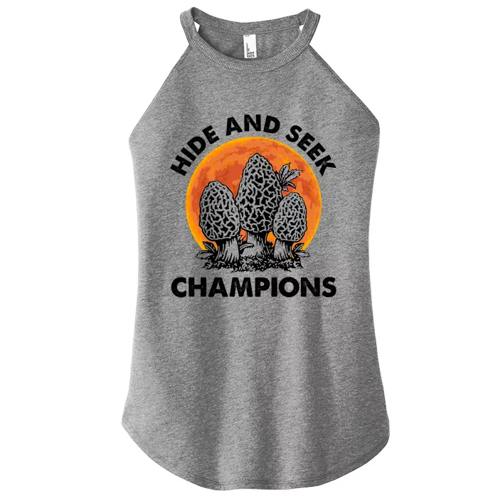 Morels Mushroom Red Moon Hide And Seek Champion Gift Women’s Perfect Tri Rocker Tank