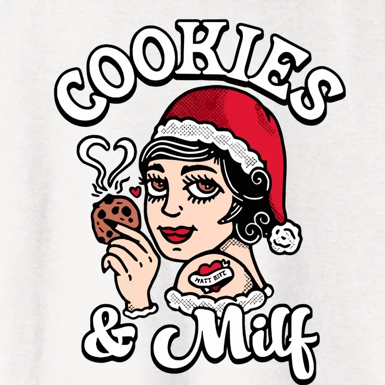 Mattrife Matt Rife Cookies And Milf Women's Crop Top Tee